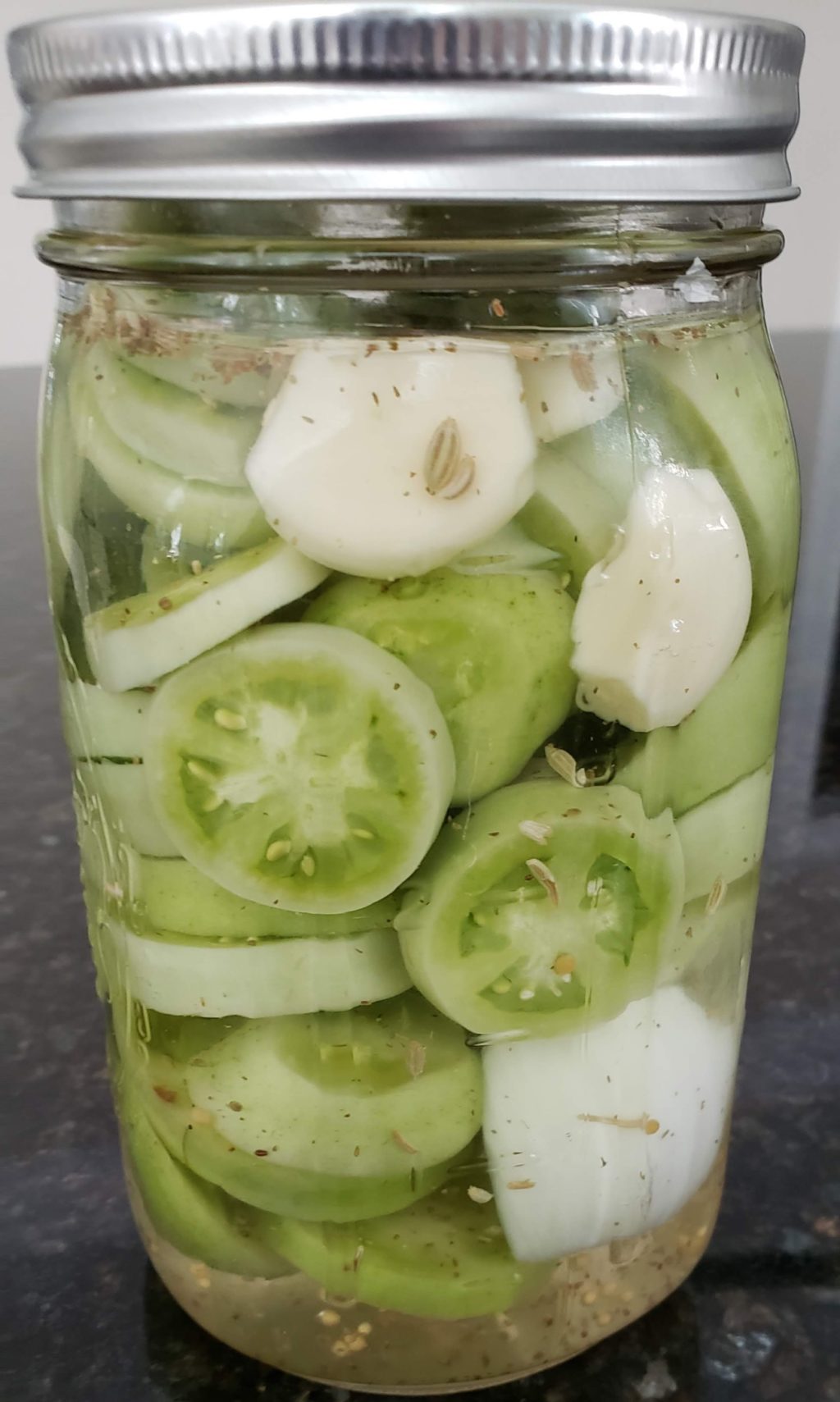 Pickled Green Tomatoes Love of Food Magazine