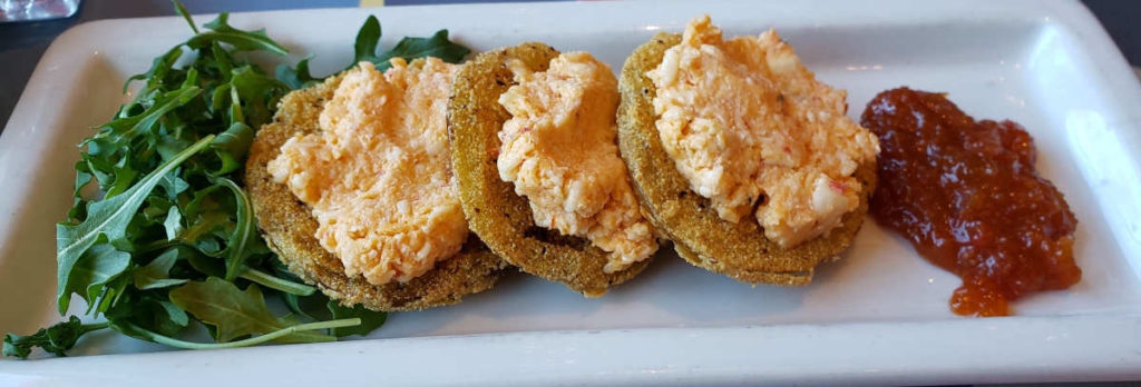 fried green tomatoes on a plate