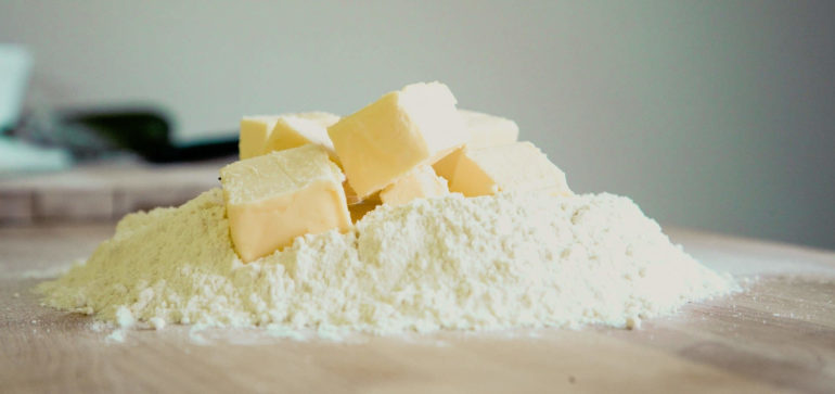 flour butter baking