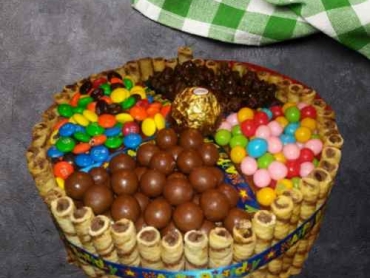 Opt sized Candy Cake