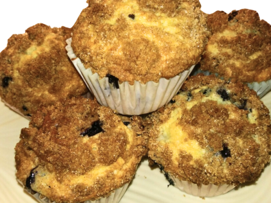 Blueberry crumb muffins Fixed