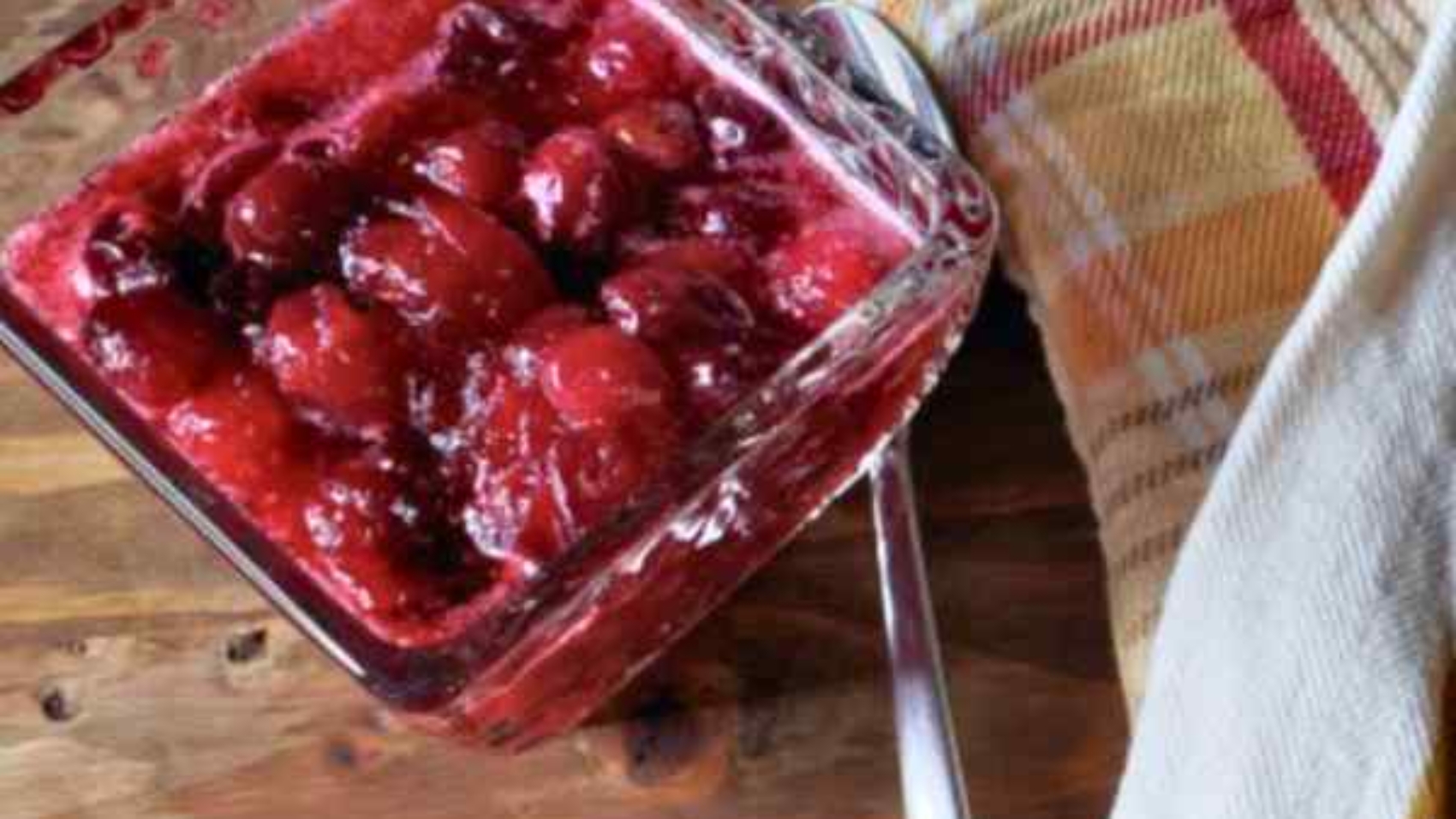3 ingredient cranberry sauce opt