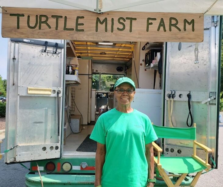 Turtle Mist Farm Foraging In The Forest - Wake Forest Farmers Market in North Carolina