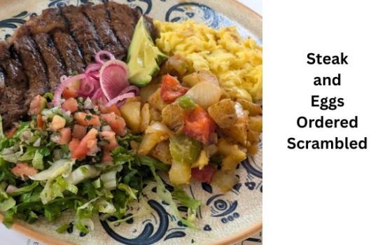 Steak n eggs bruma