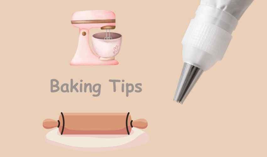 Icing bag w tip rolling pin and mixer